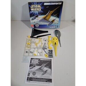 Amt/Ertl Die Cast Star Wars Episode 1 Naboo Starfighter Model Kit w/Box